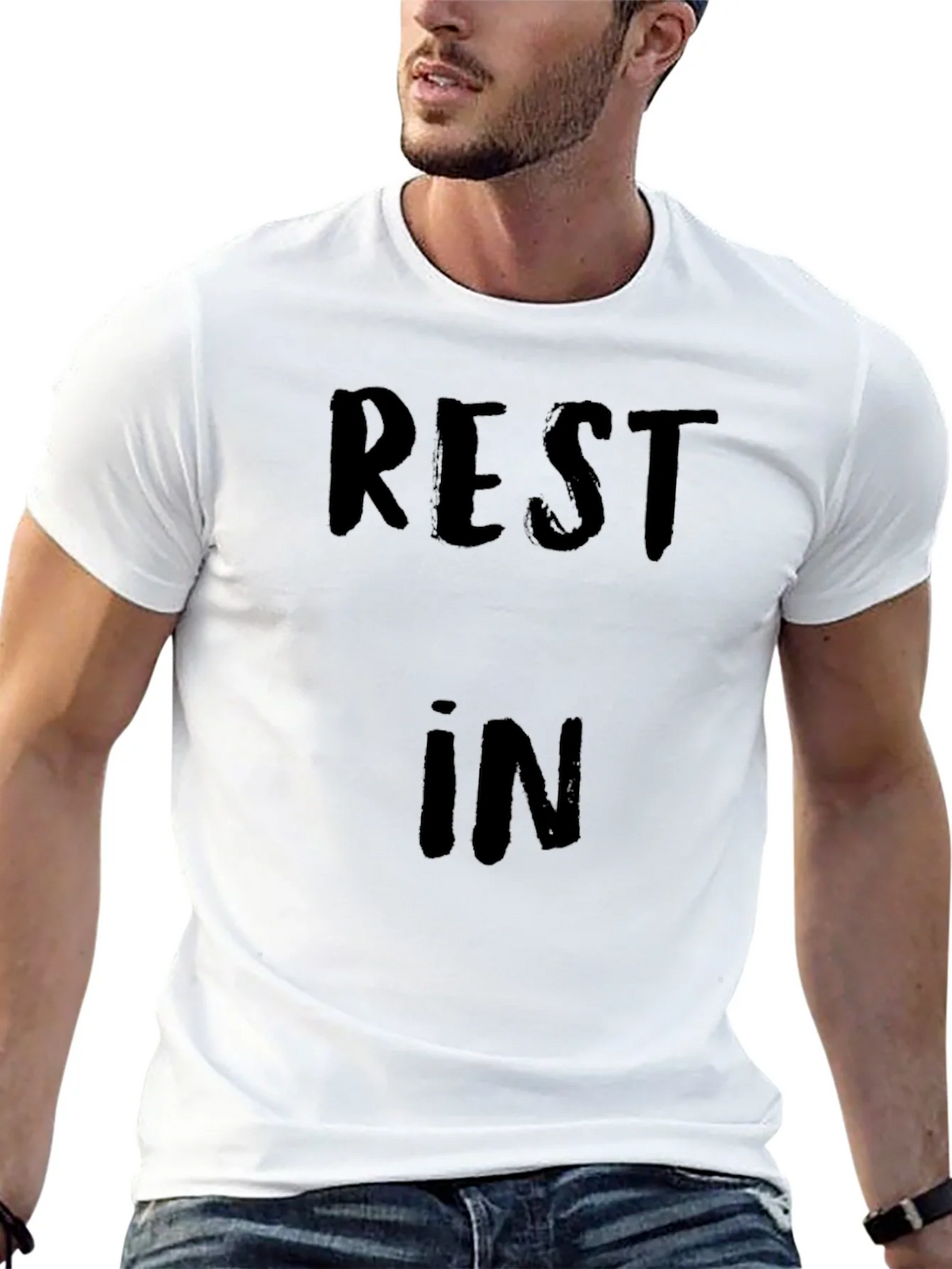 Rest In Peace T-Shirt - Black Graphic Tee product image 12