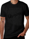 Arizona State Floral Map T-Shirt product image 1