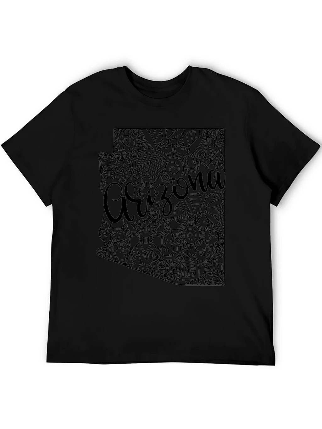 Arizona State Floral Map T-Shirt product image 8