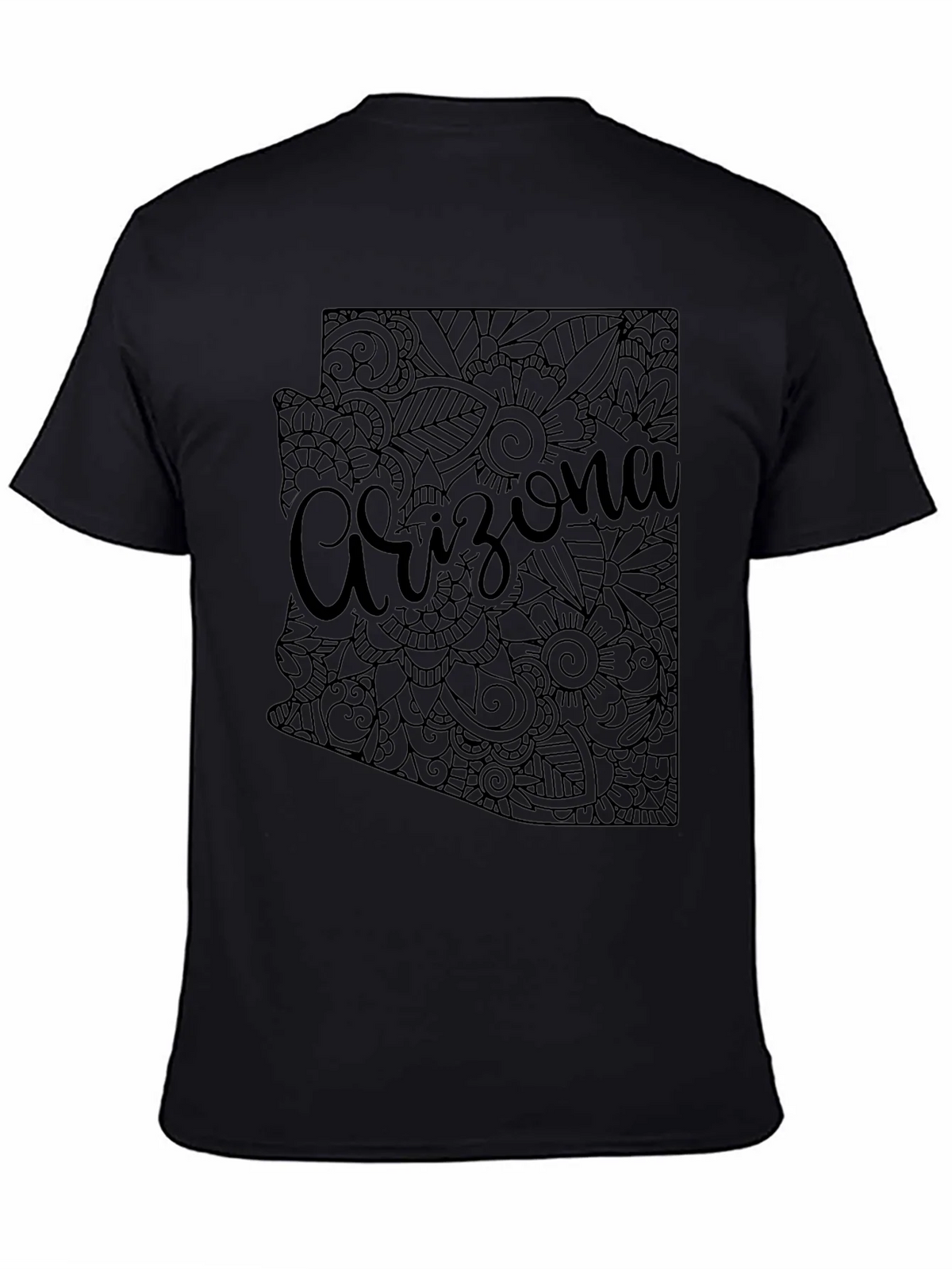Arizona State Floral Map T-Shirt product image 7