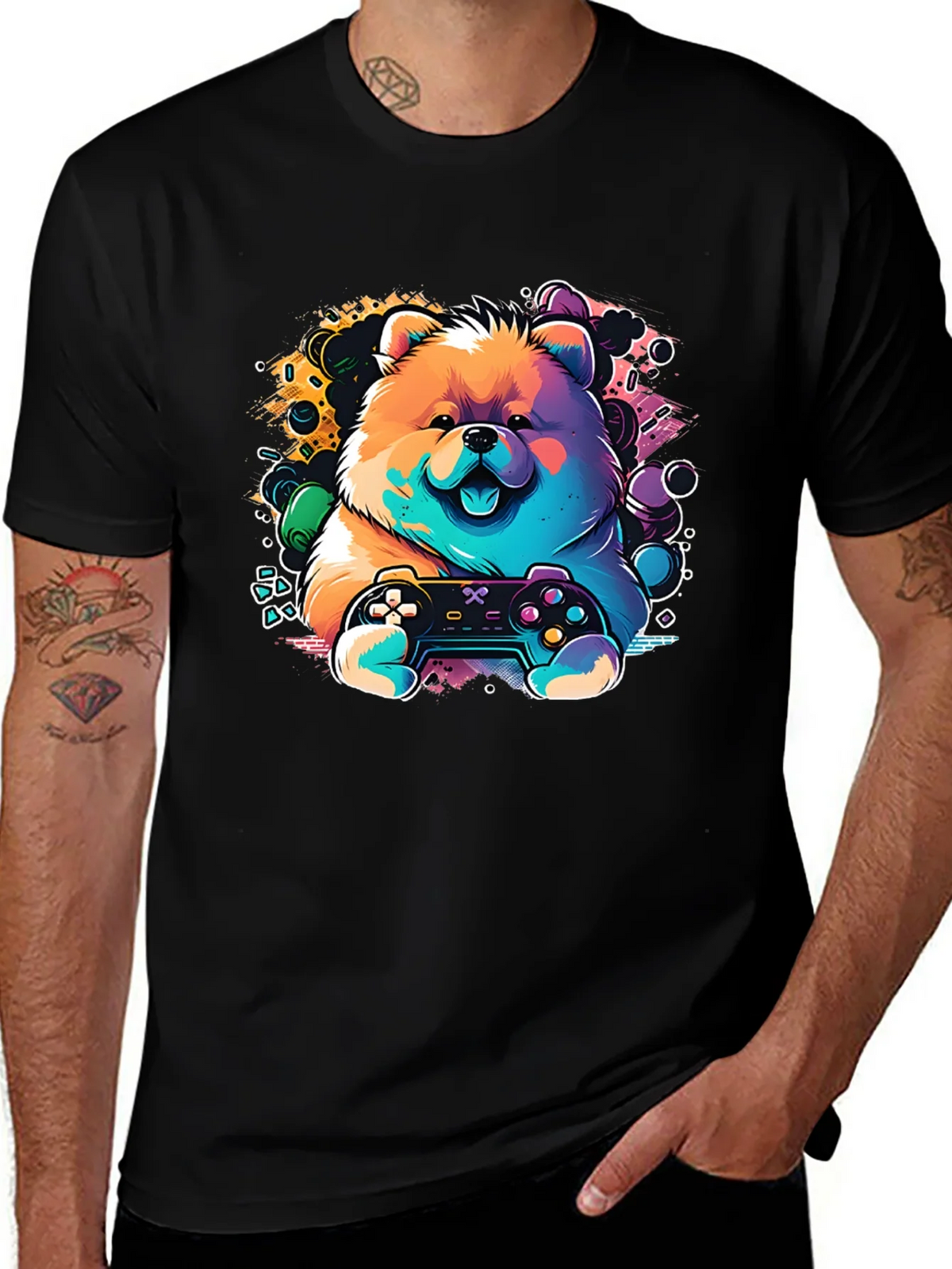 Gamer Dog T-Shirt product image 1