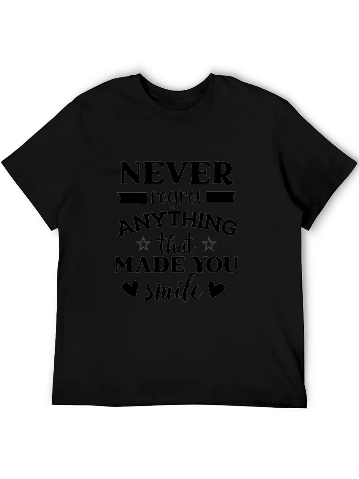 Never Regret T-Shirt - Inspirational Graphic Tee product image 5