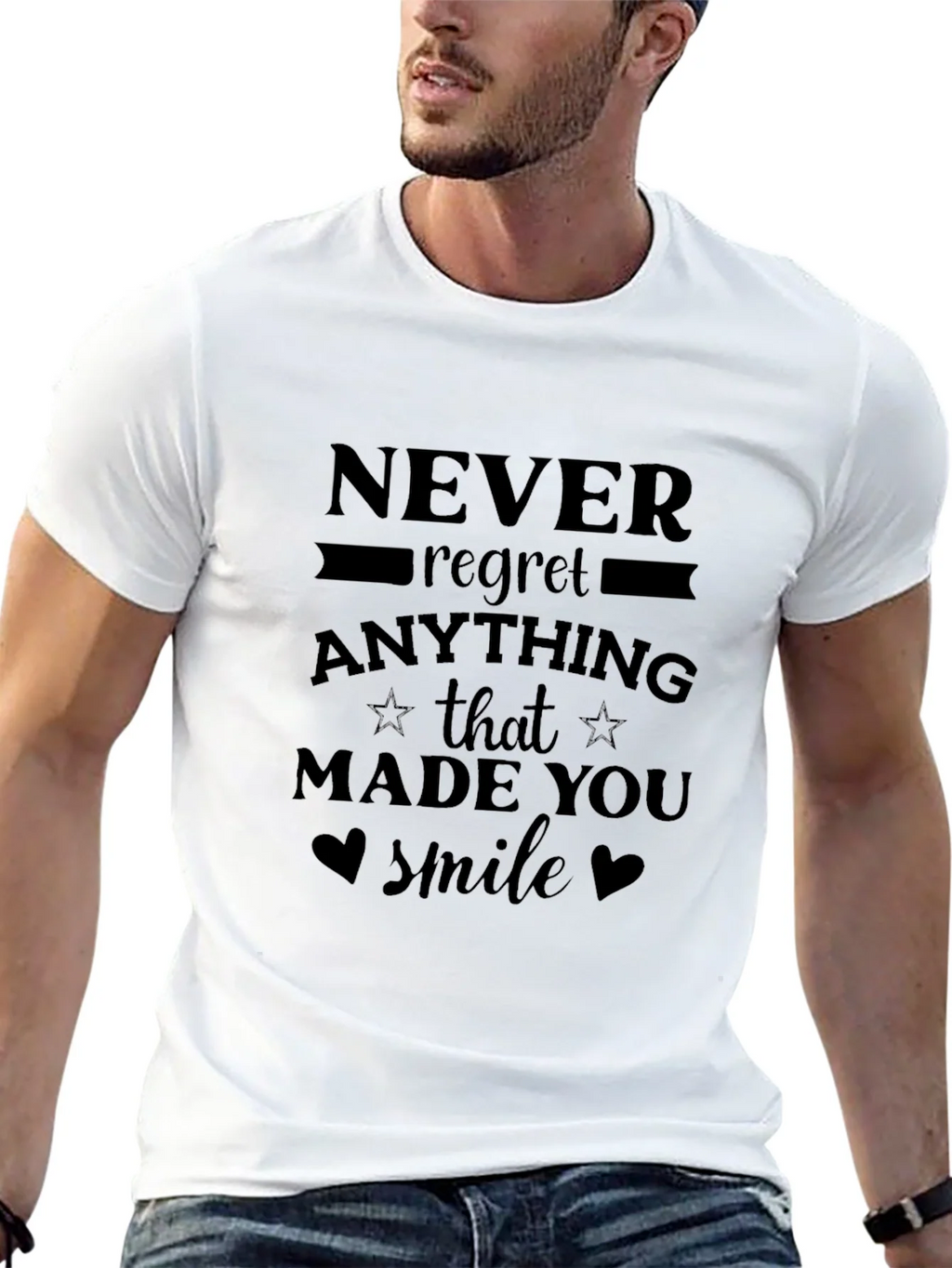 Never Regret T-Shirt - Inspirational Graphic Tee product image 12