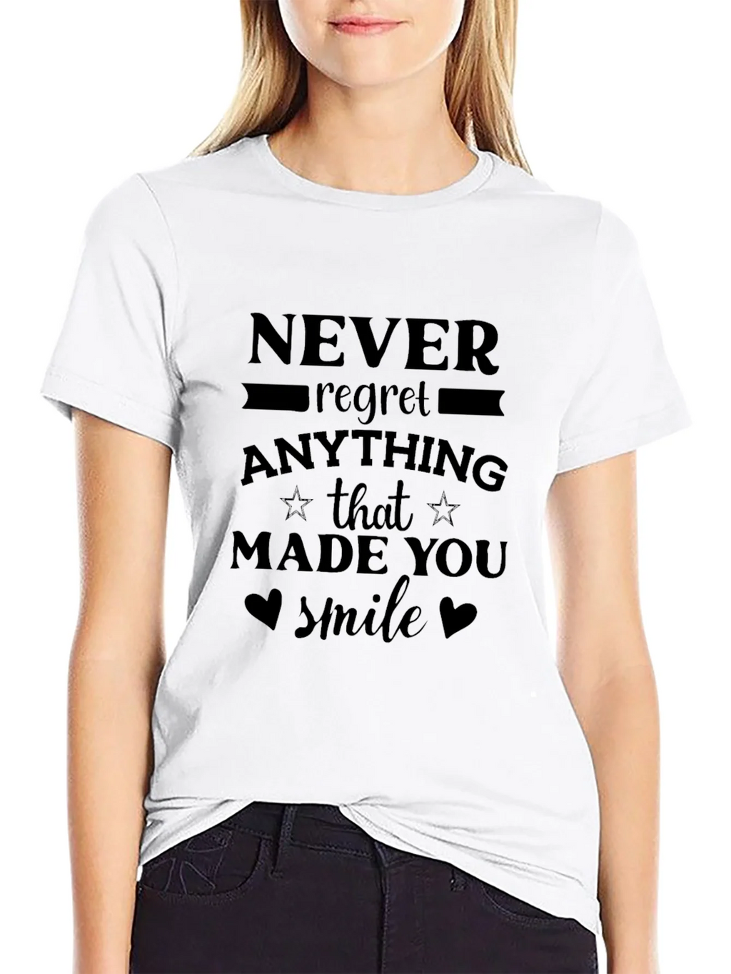 Never Regret T-Shirt - Inspirational Graphic Tee product image 8