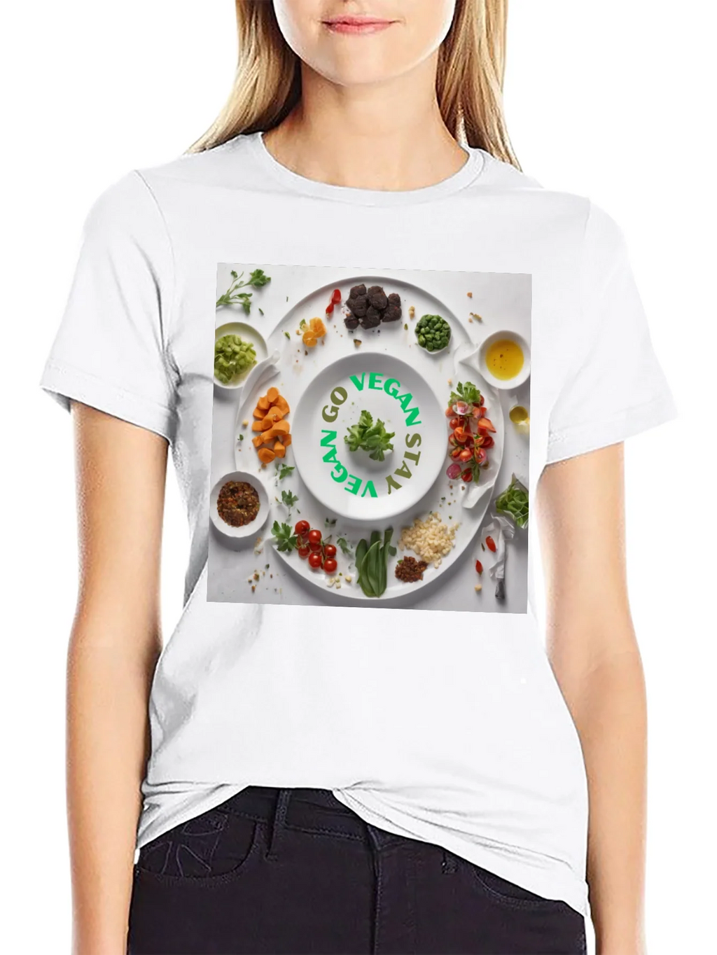 Vegan Lifestyle T-Shirt - Stay Healthy product image 8