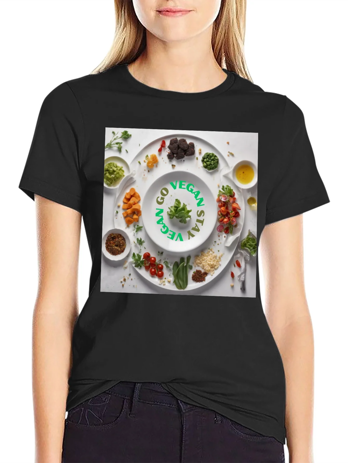 Vegan Lifestyle T-Shirt - Stay Healthy product image 2