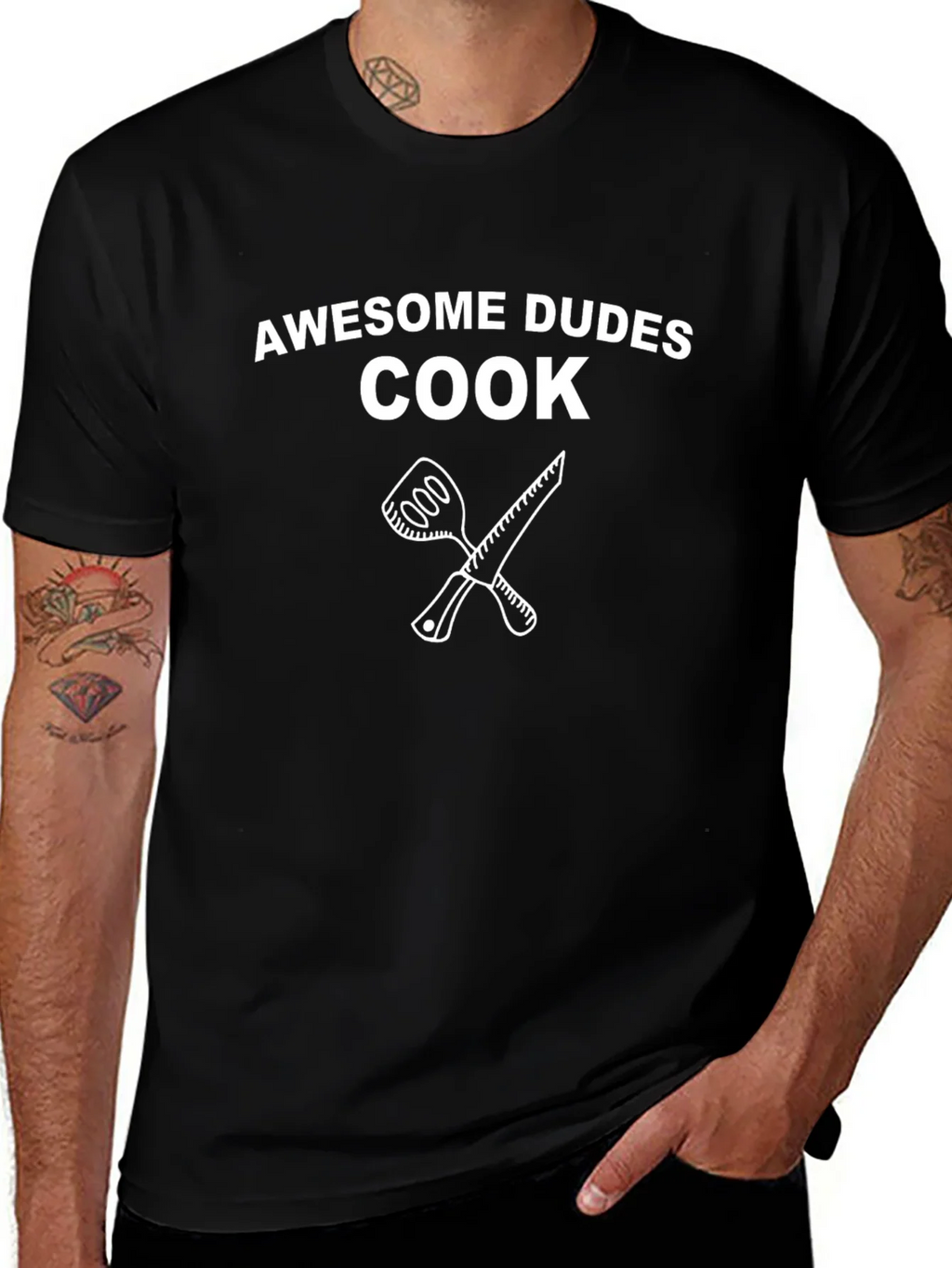 Awesome Dudes Cook Graphic Tee - Chef Life product image 1
