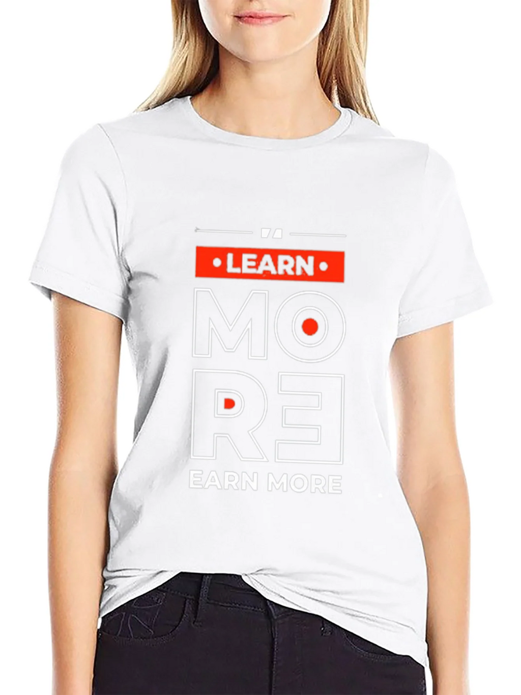 Learn More Earn Graphic Tee product image 11