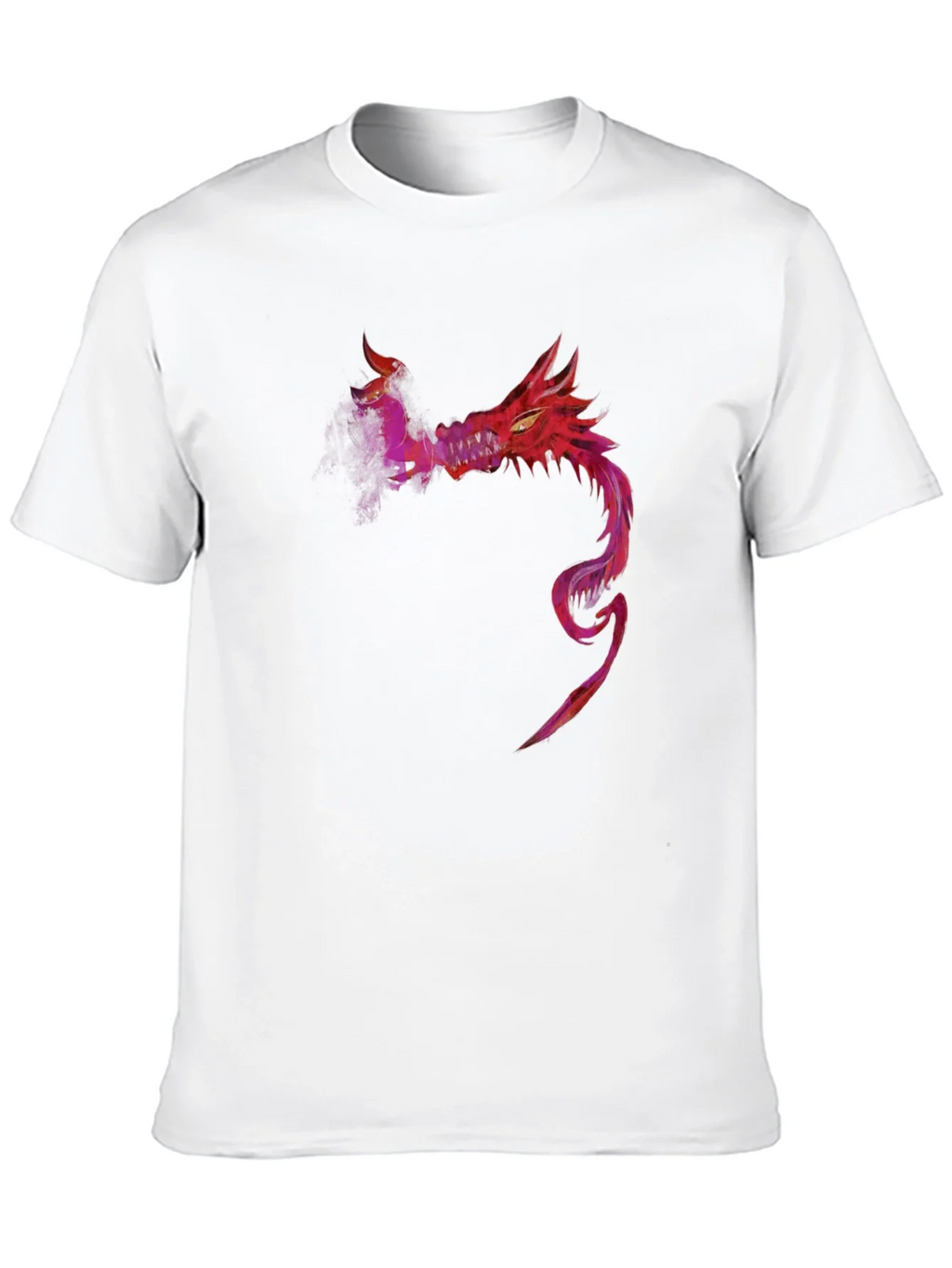Red Dragon Graphic Tee - Stylish Mens Black T-Shirt product image 9