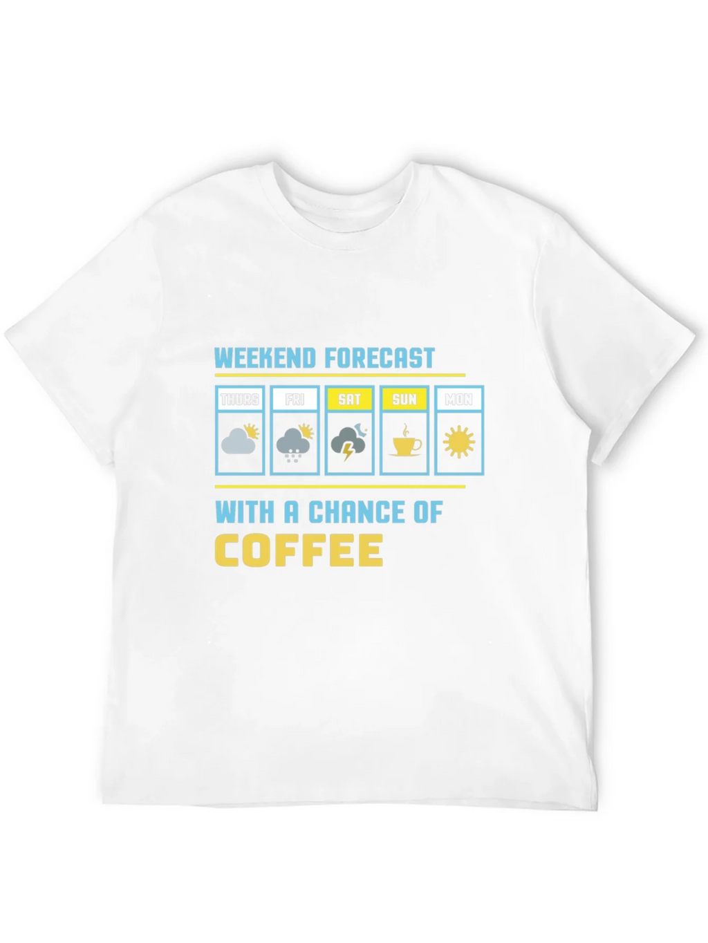 Weekend Forecast Coffee Graphic Tee product image 11