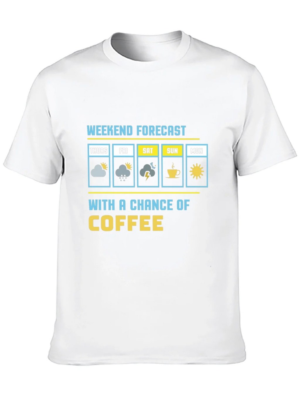 Weekend Forecast Coffee Graphic Tee product image 9