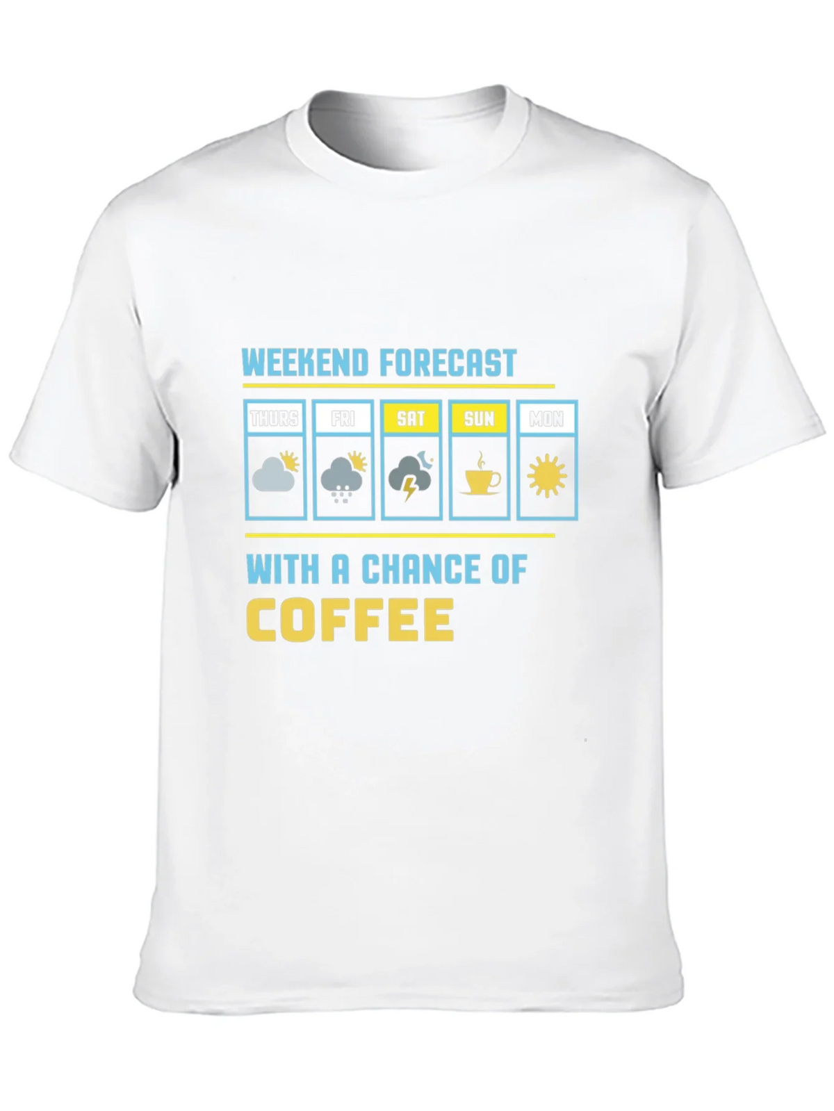 Weekend Forecast Coffee Graphic Tee product image 9