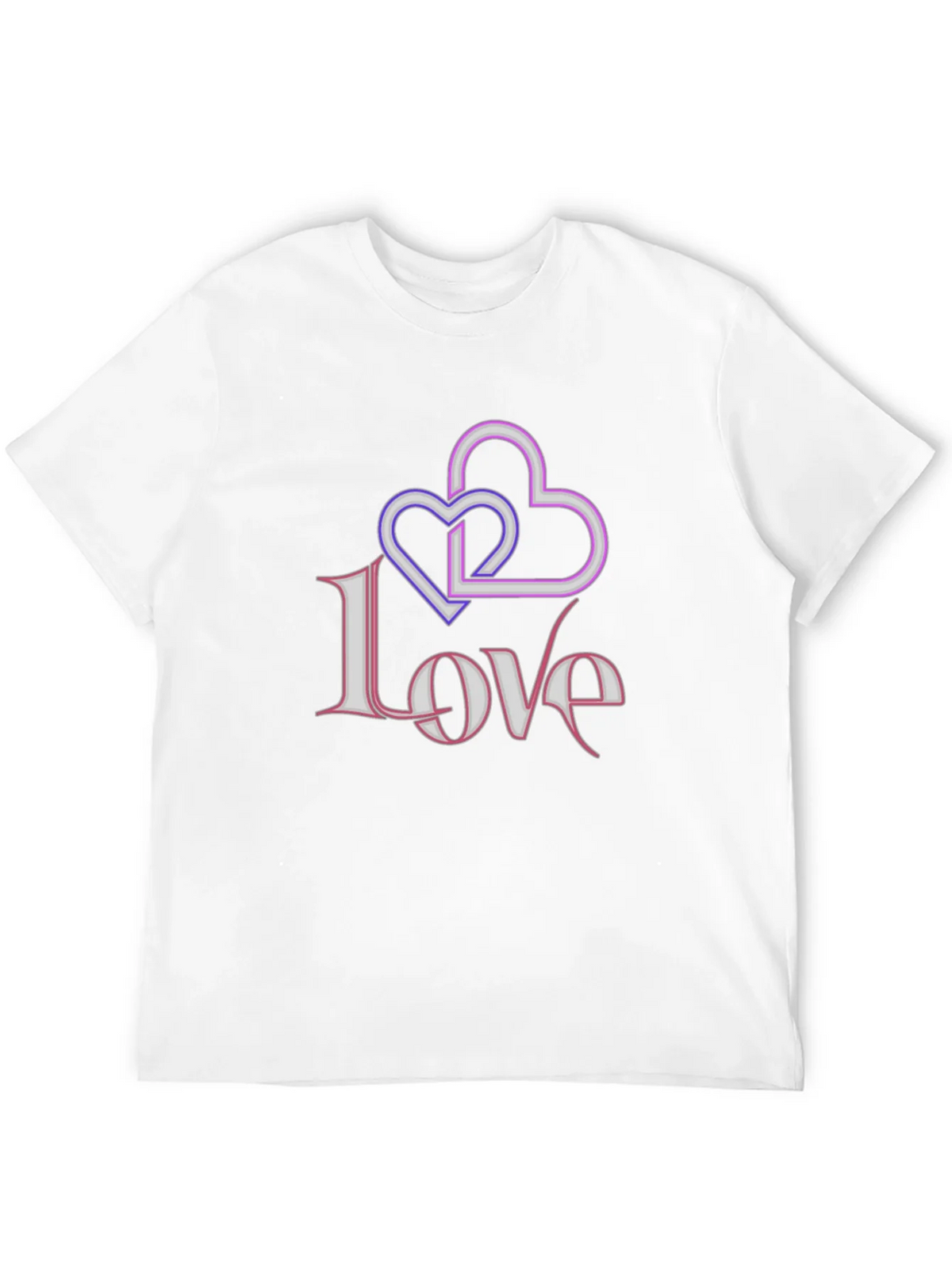 Love Hearts Graphic Black T-Shirt product image 11