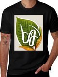 Leaf Letter T-Shirt - Tropical Style product image 1