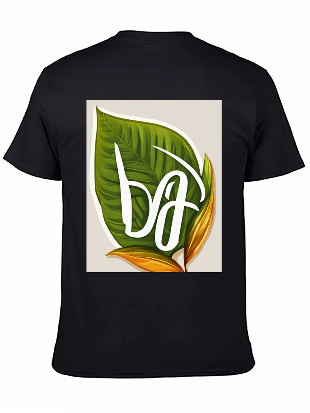 Leaf Letter T-Shirt - Tropical Style product image 4