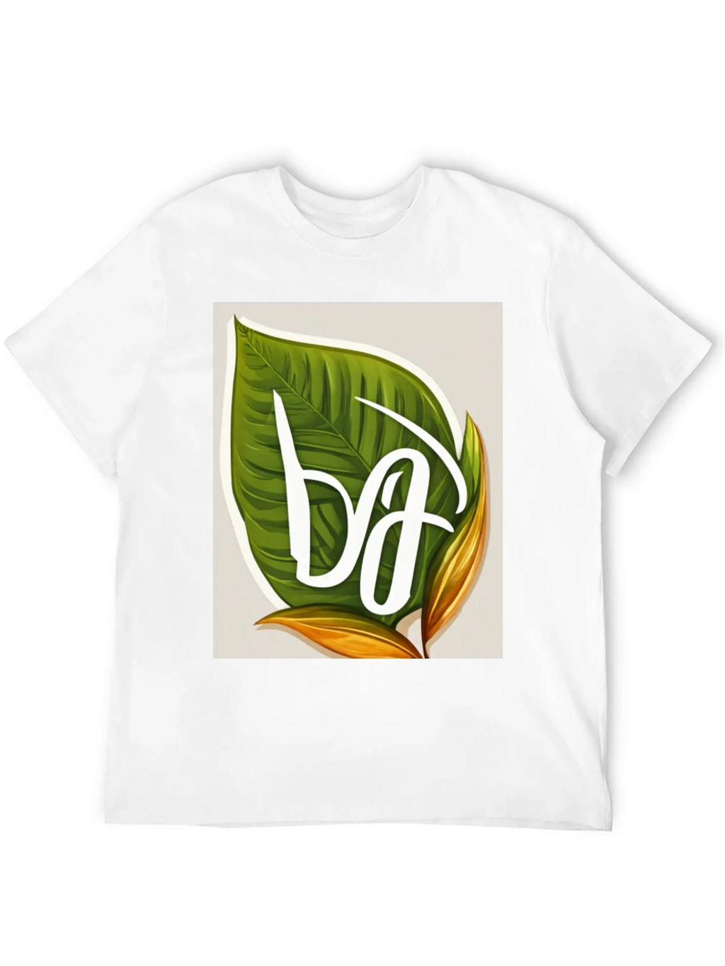 Leaf Letter T-Shirt - Tropical Style product image 11