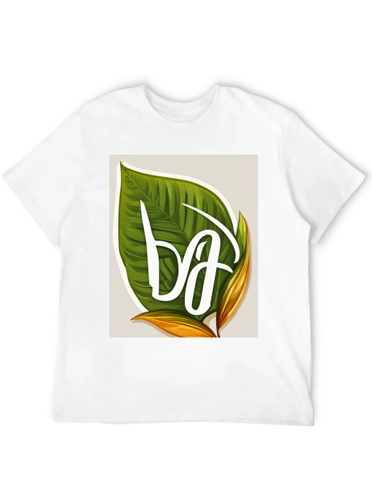 Leaf Letter T-Shirt - Tropical Style product image 11