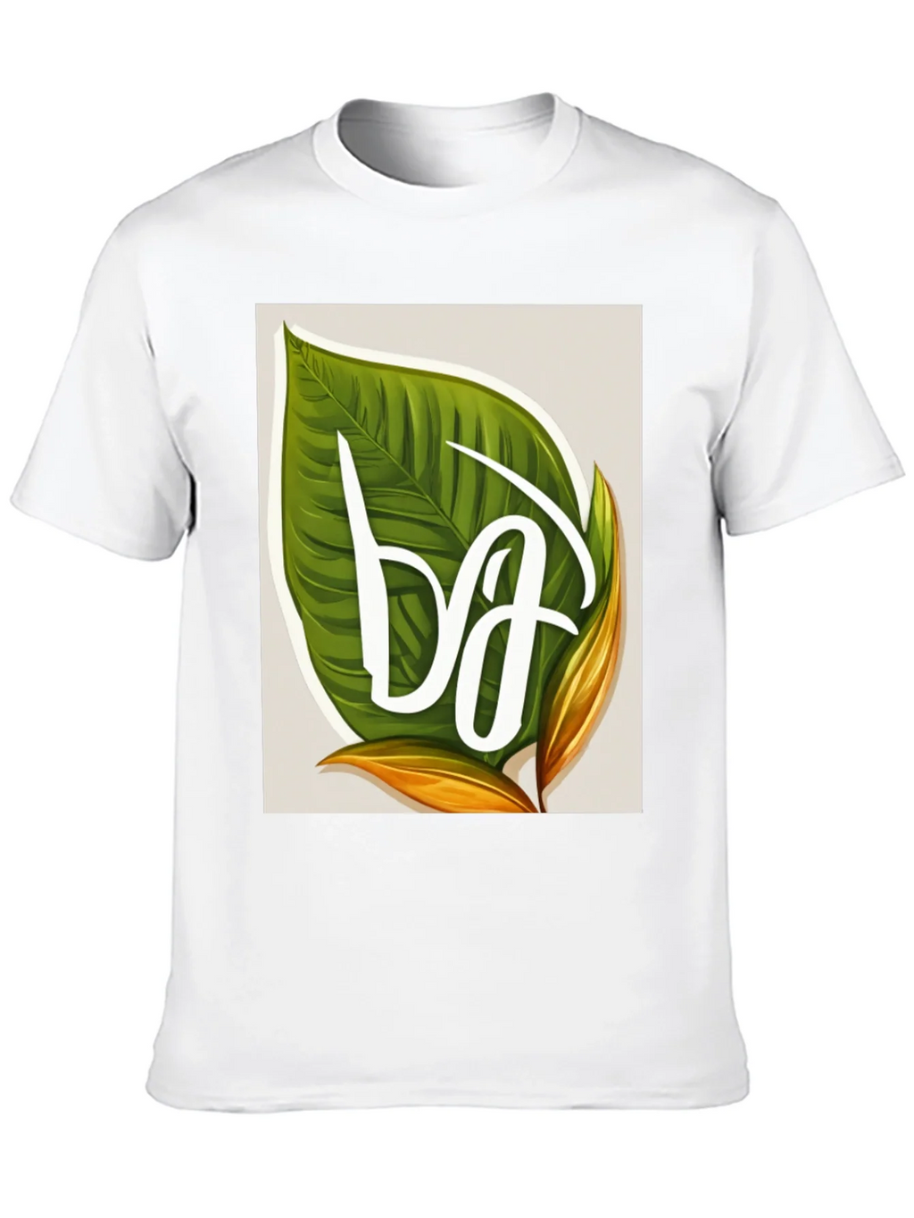 Leaf Letter T-Shirt - Tropical Style product image 9