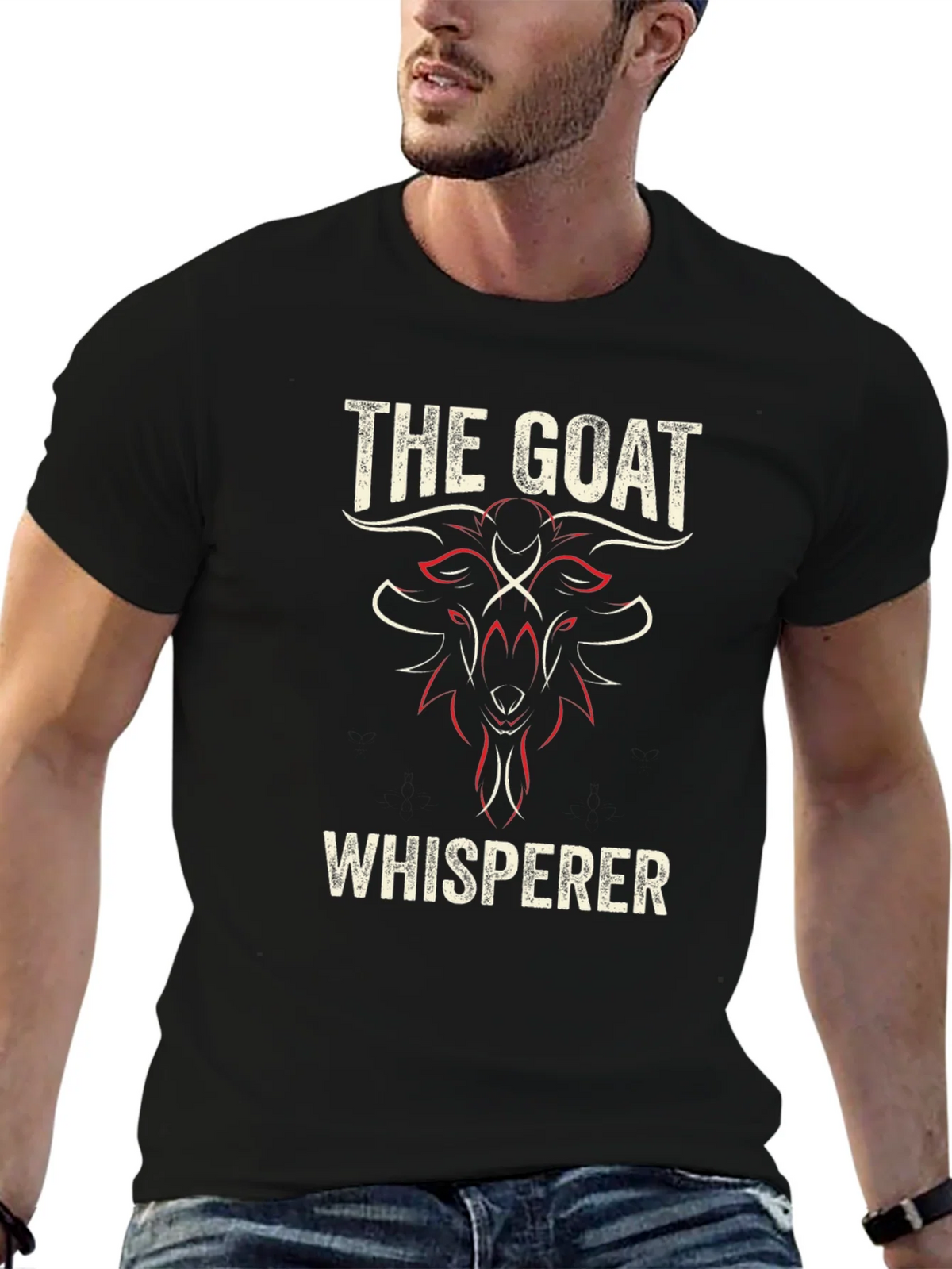 The Goat Whisperer Tee - Black Crew Neck product image 6