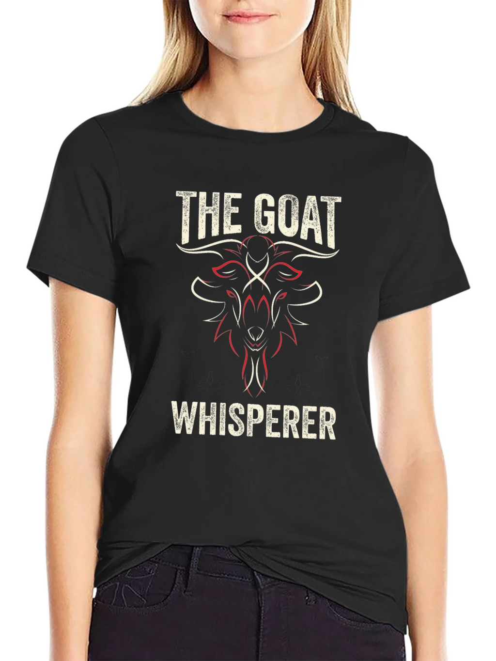 The Goat Whisperer Tee - Black Crew Neck product image 2