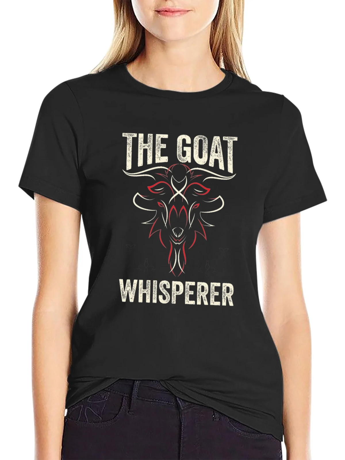 The Goat Whisperer Tee - Black Crew Neck product image 2