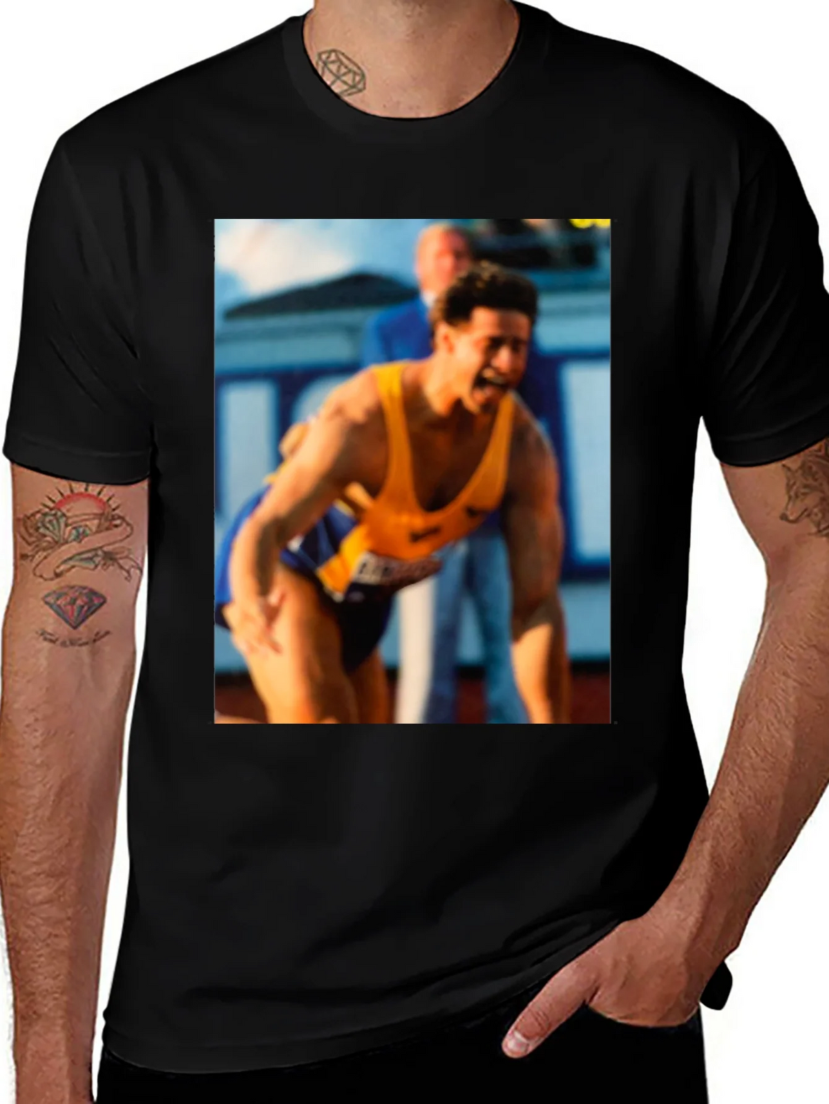 Athlete Graphic Tee - Black Unisex T-Shirt product image 1