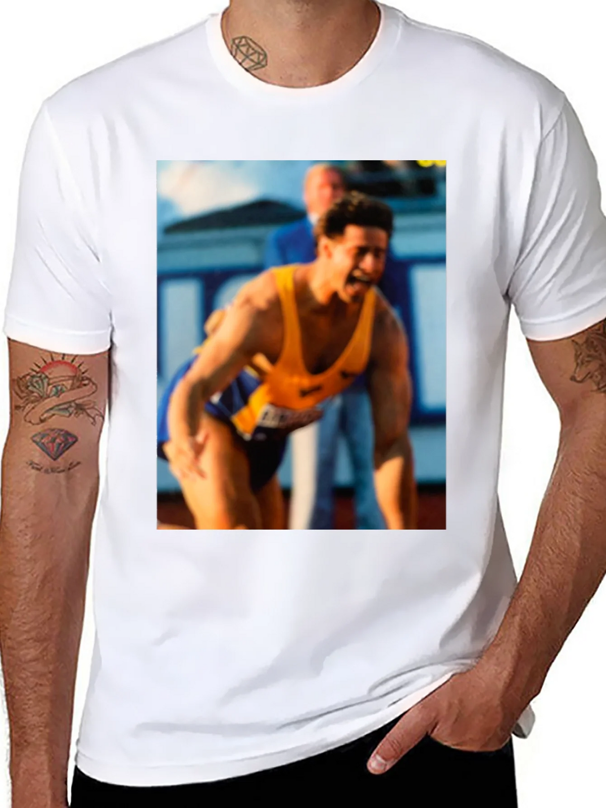 Athlete Graphic Tee - Black Unisex T-Shirt product image 7