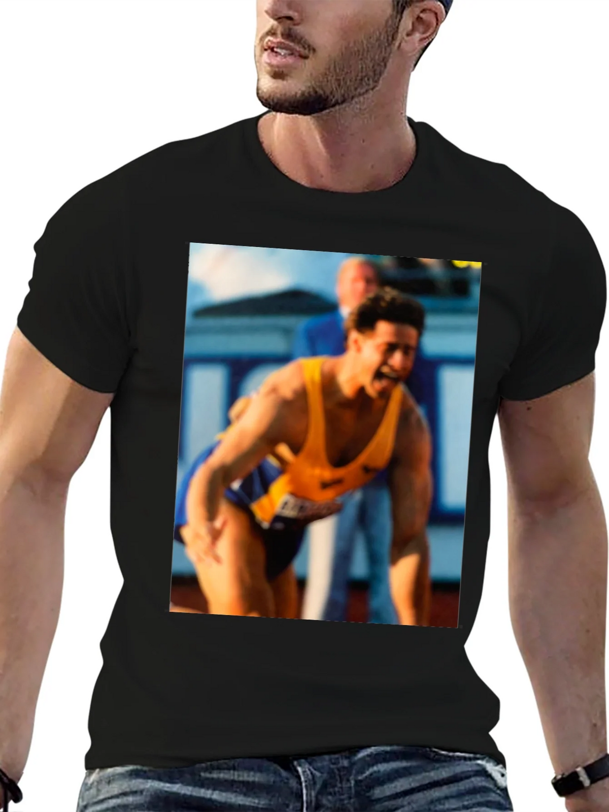 Athlete Graphic Tee - Black Unisex T-Shirt product image 6