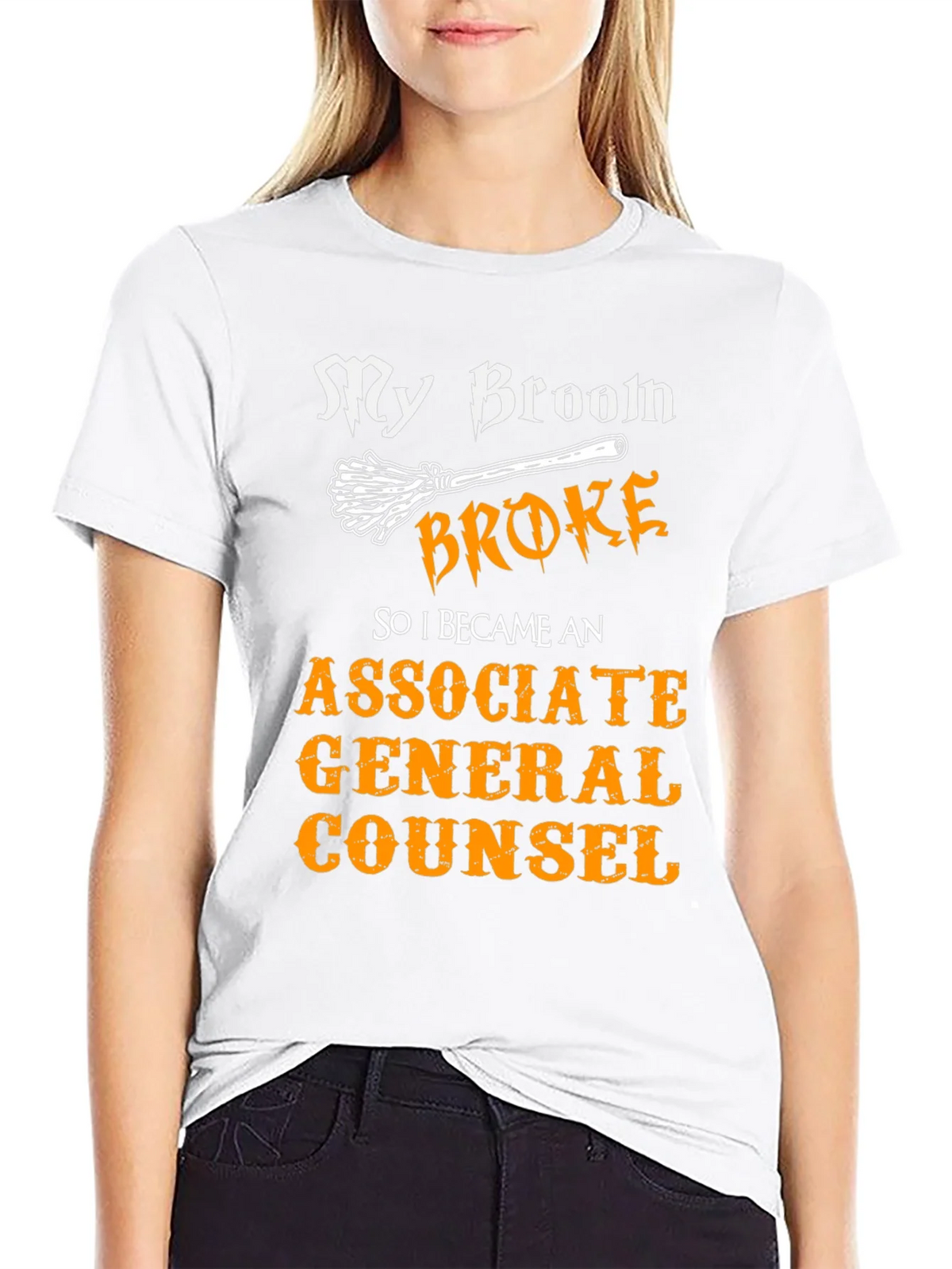 Broom Broke Funny Associate General Counsel T-Shirt product image 8