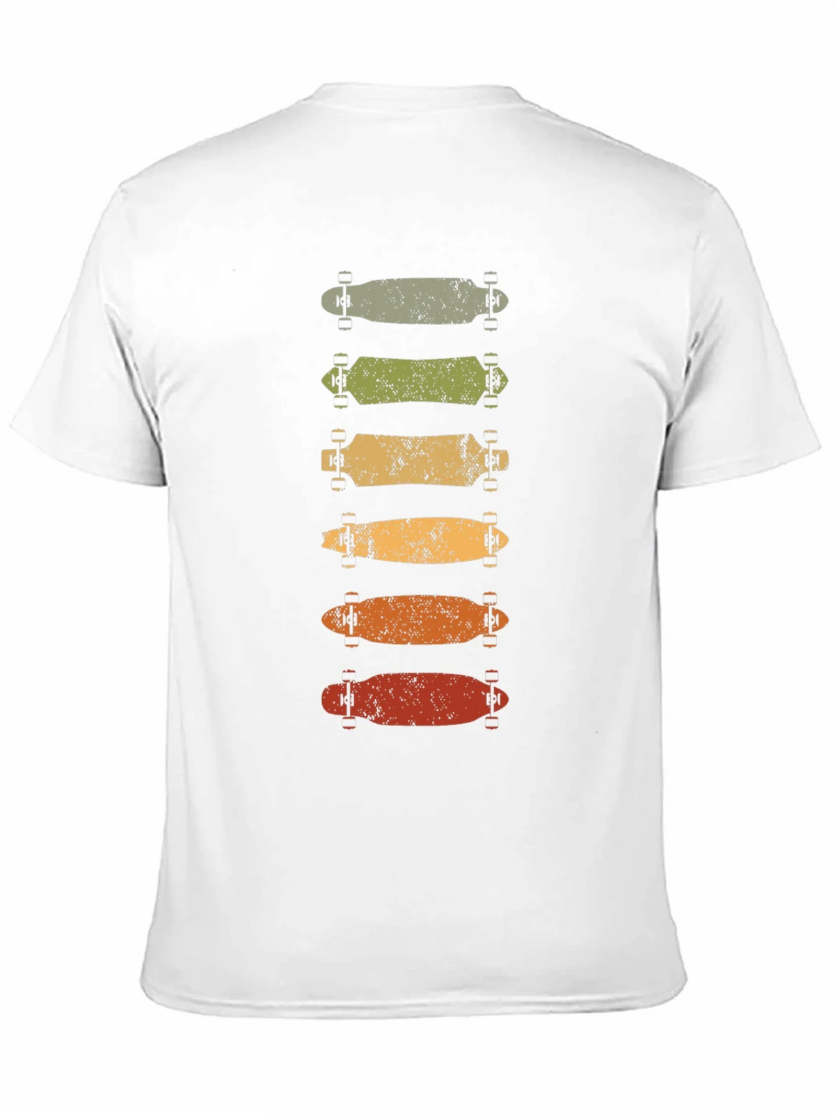 Retro Skateboard Stack Graphic Tee - Black product image 10