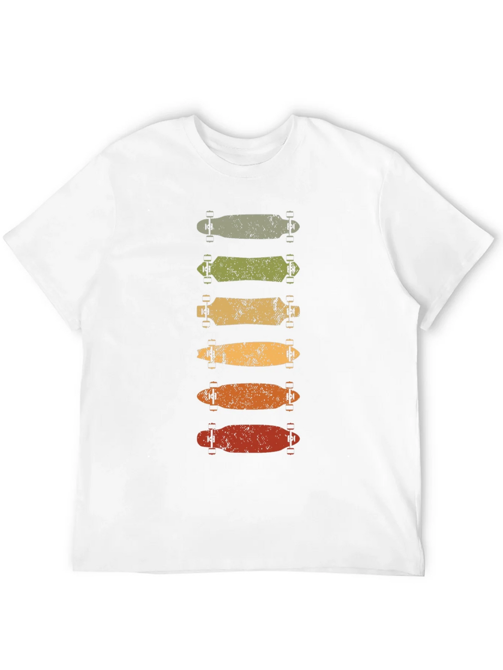 Retro Skateboard Stack Graphic Tee - Black product image 11