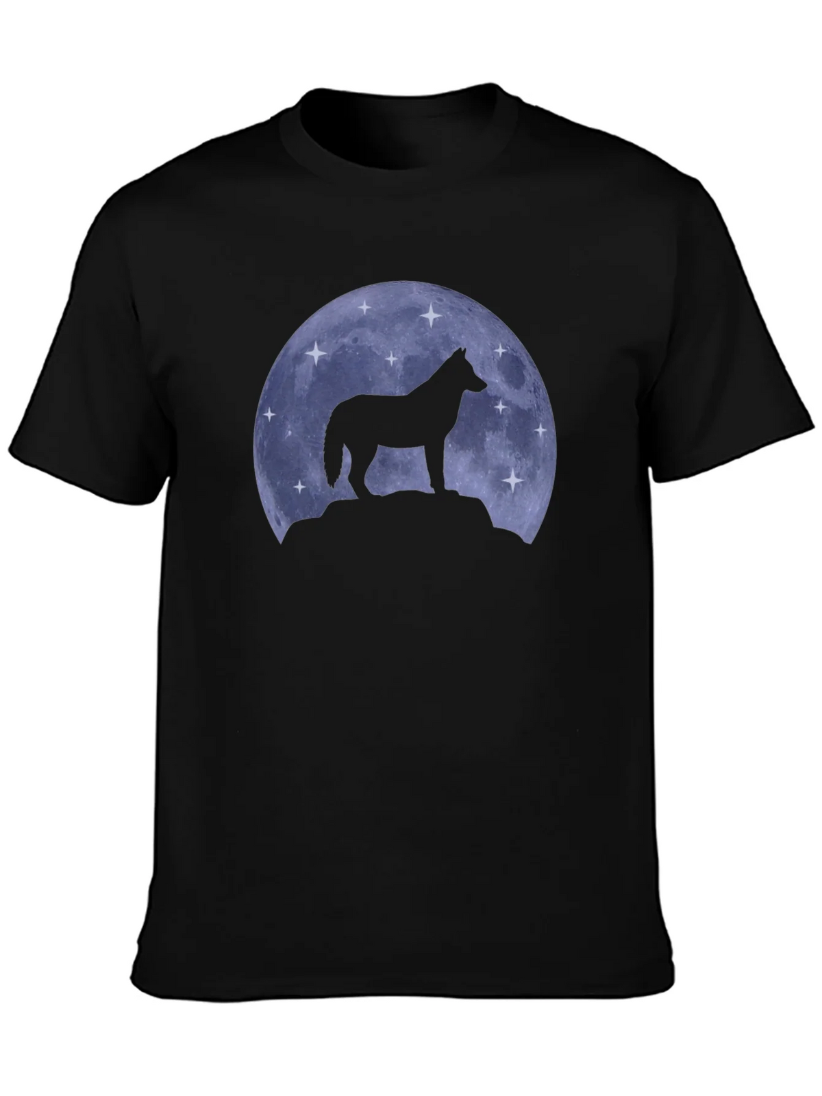 Wolf Moon Silhouette T-Shirt product image 6