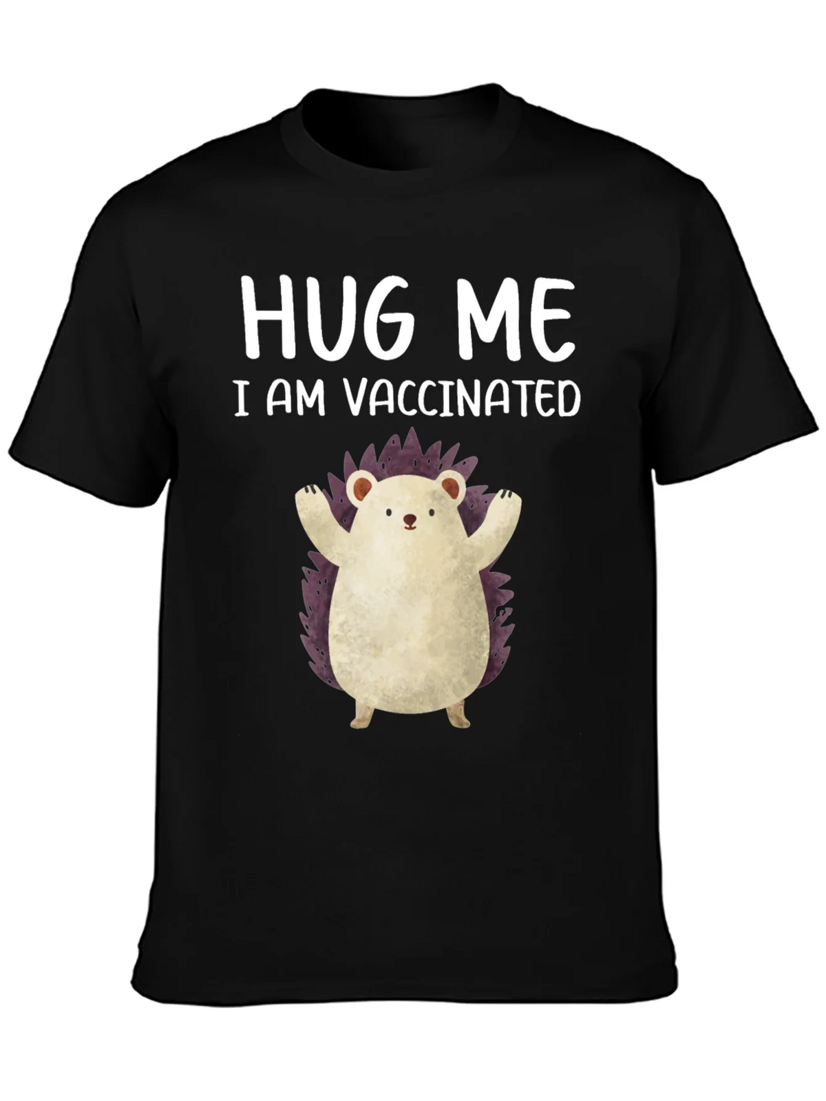 Vaccinated Hedgehog Graphic Tee product image 6