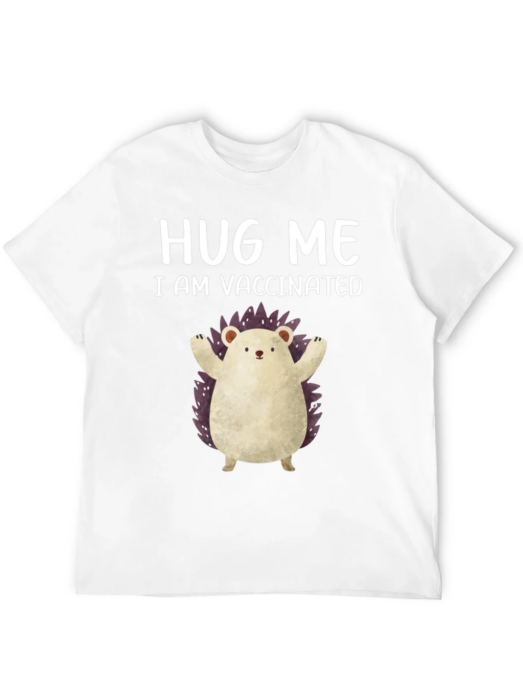 Vaccinated Hedgehog Graphic Tee product image 3