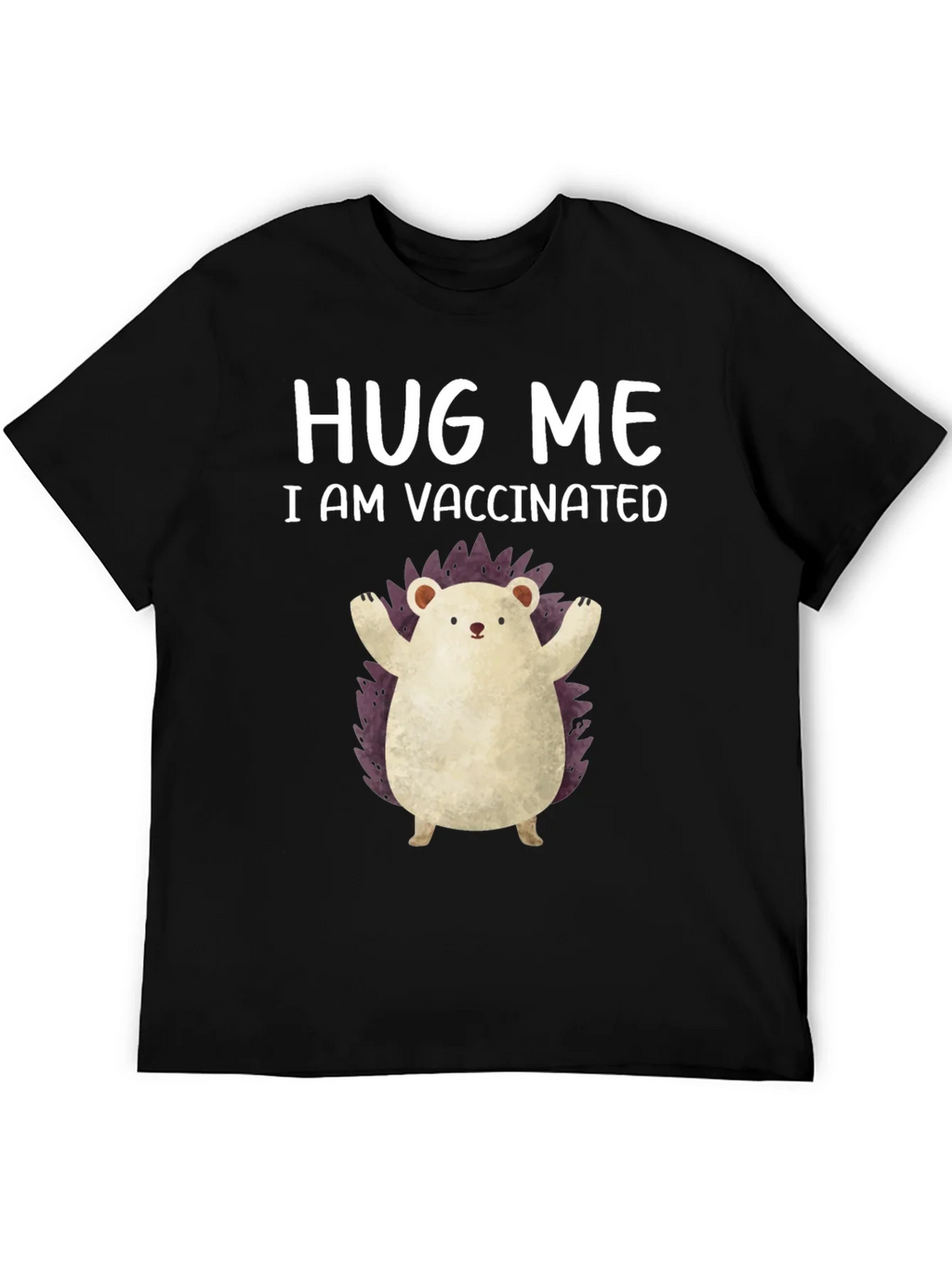 Vaccinated Hedgehog Graphic Tee product image 8