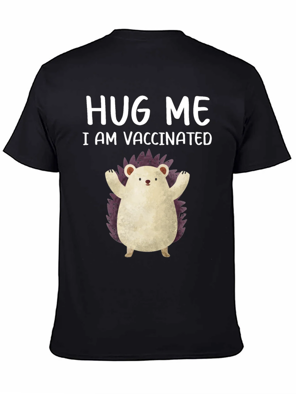 Vaccinated Hedgehog Graphic Tee product image 7