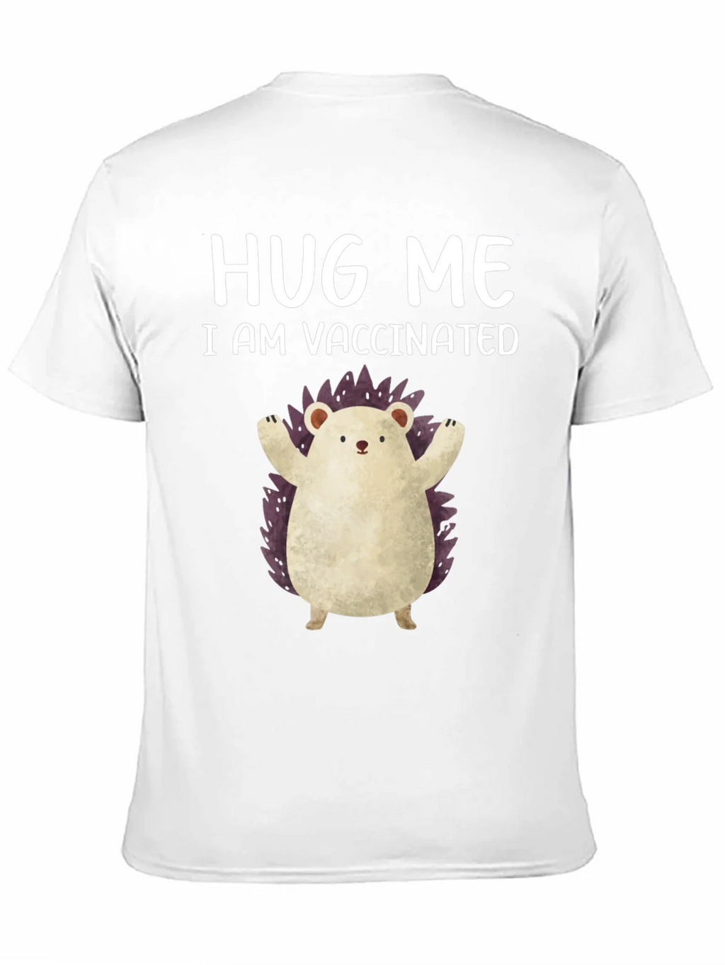Vaccinated Hedgehog Graphic Tee product image 2