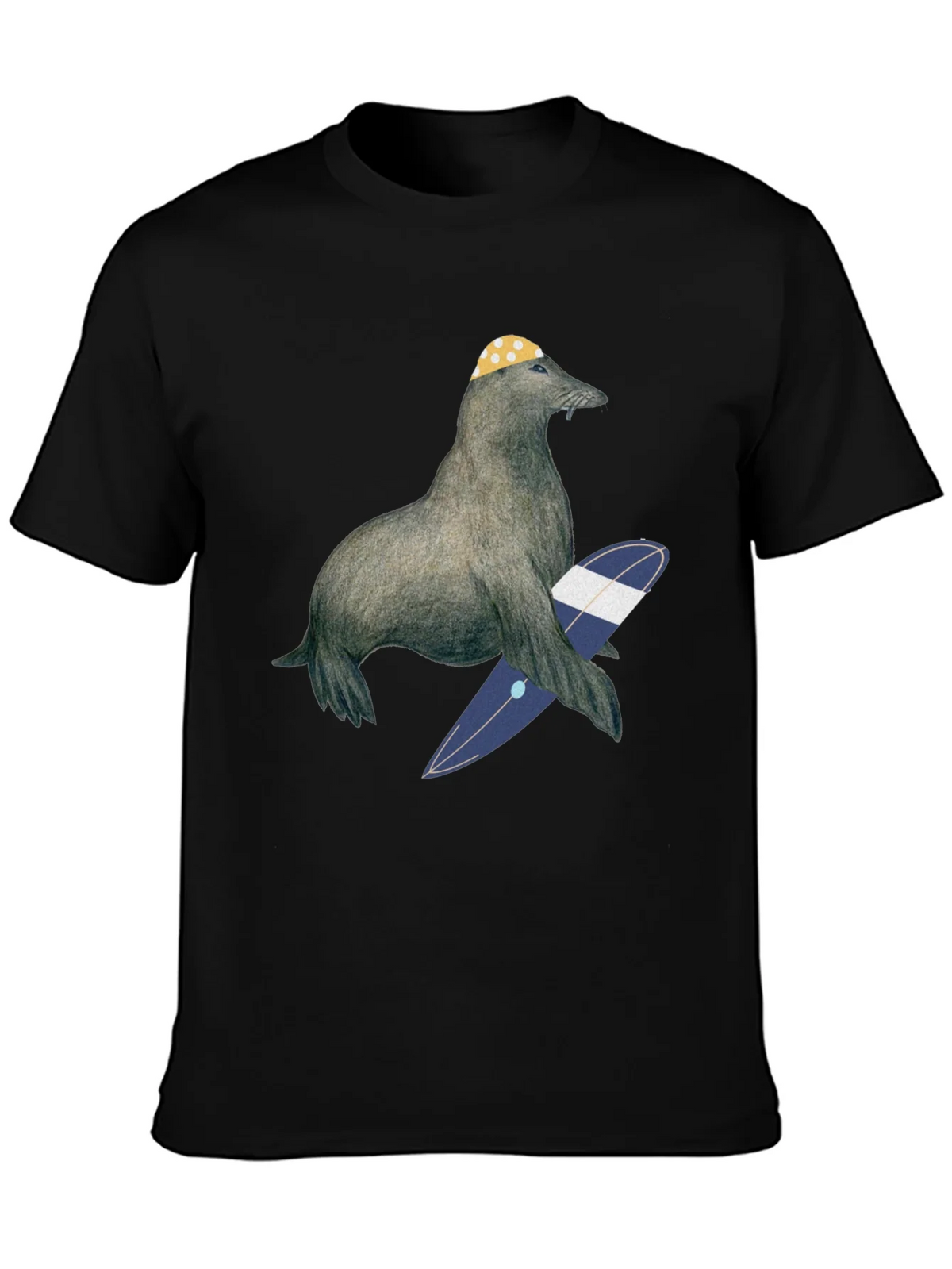 Surfing Seal T-Shirt - Cool Graphic Tee product image 6