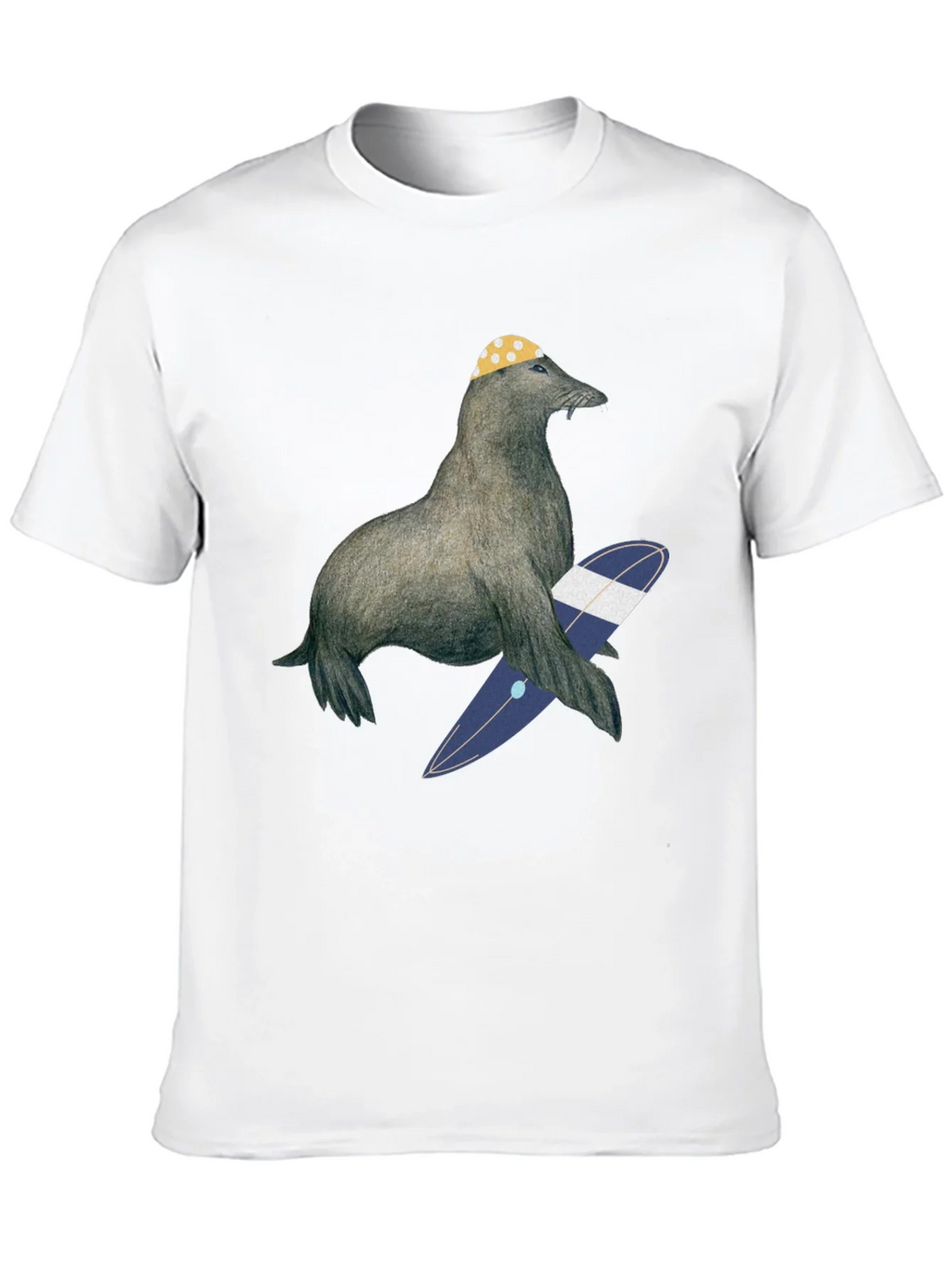 Surfing Seal T-Shirt - Cool Graphic Tee product image 12