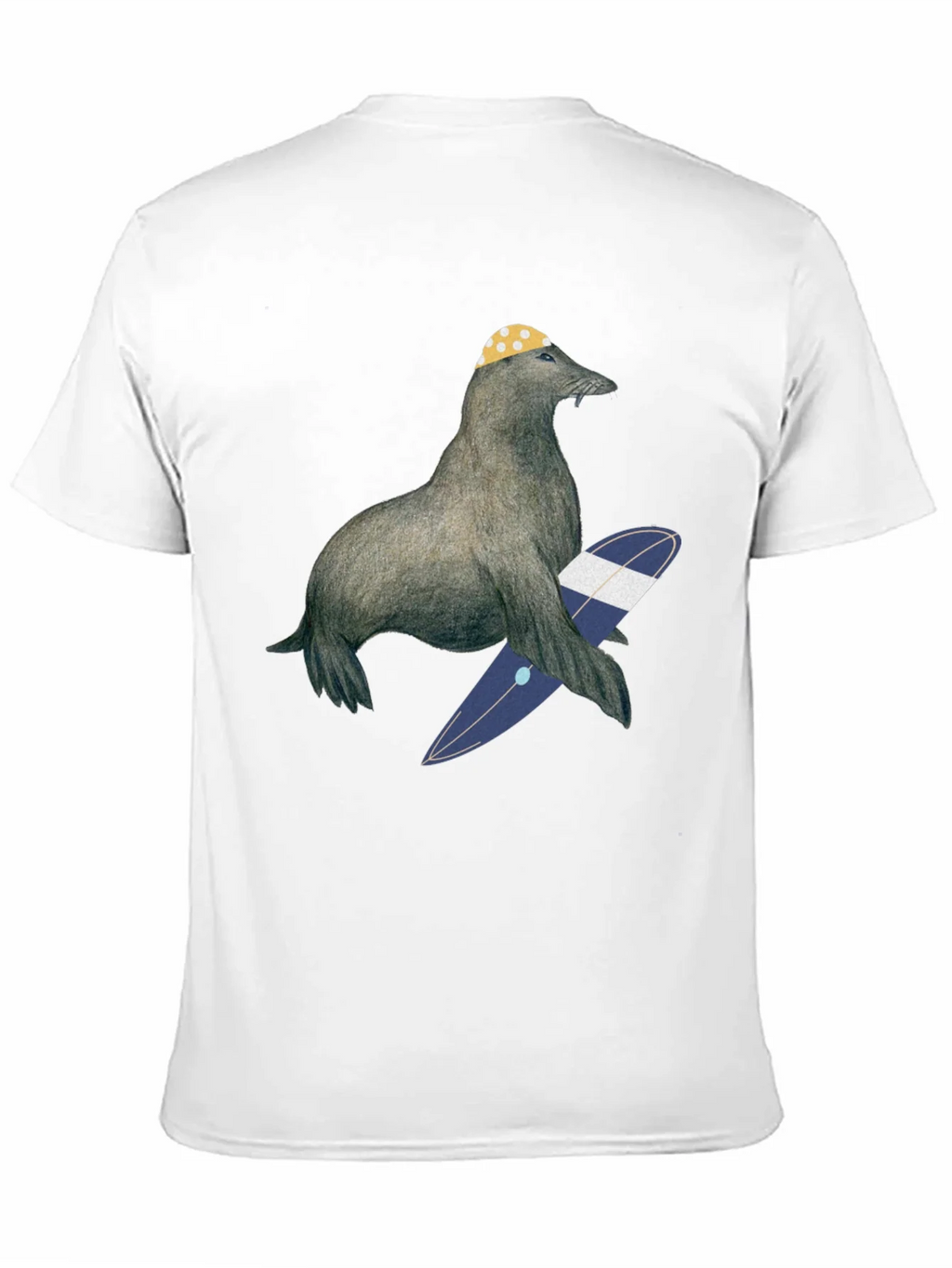 Surfing Seal T-Shirt - Cool Graphic Tee product image 2