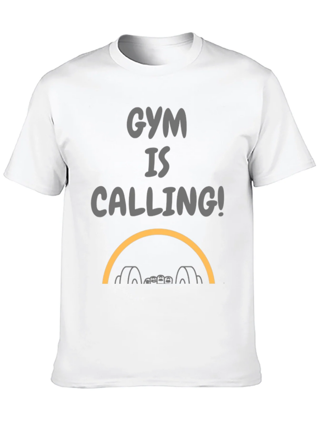 Gym Is Calling Black Graphic Tee product image 12