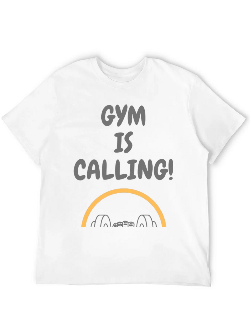 Gym Is Calling Black Graphic Tee product image 3