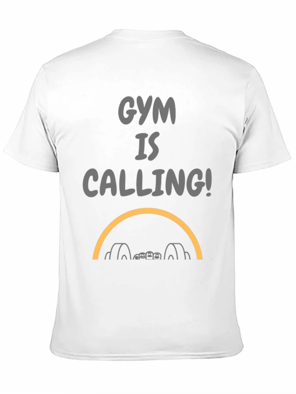 Gym Is Calling Black Graphic Tee product image 2