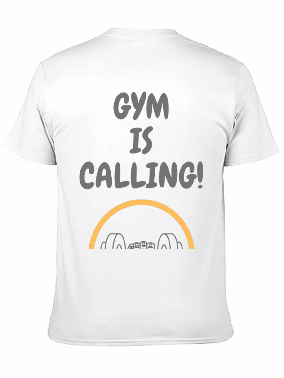 Gym Is Calling Black Graphic Tee product image 2