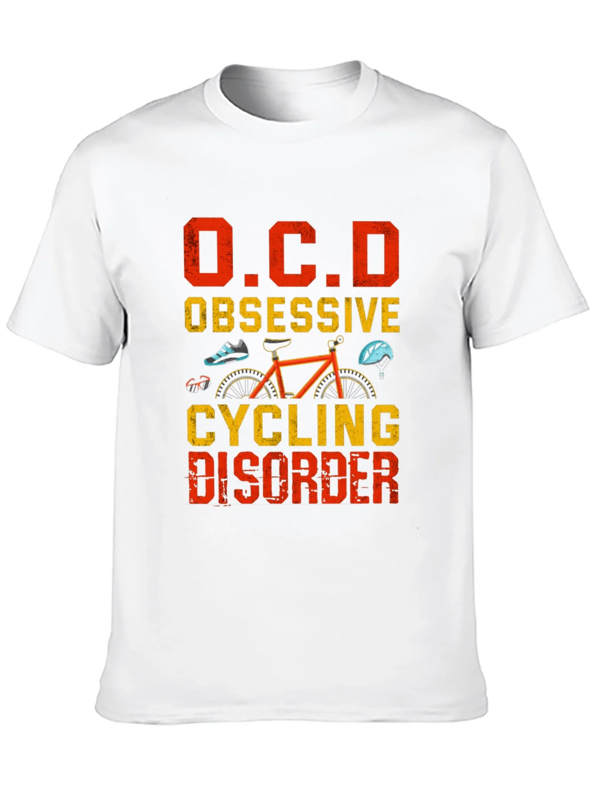 OCD Obsessive Cycling Disorder Graphic Tee product image 12