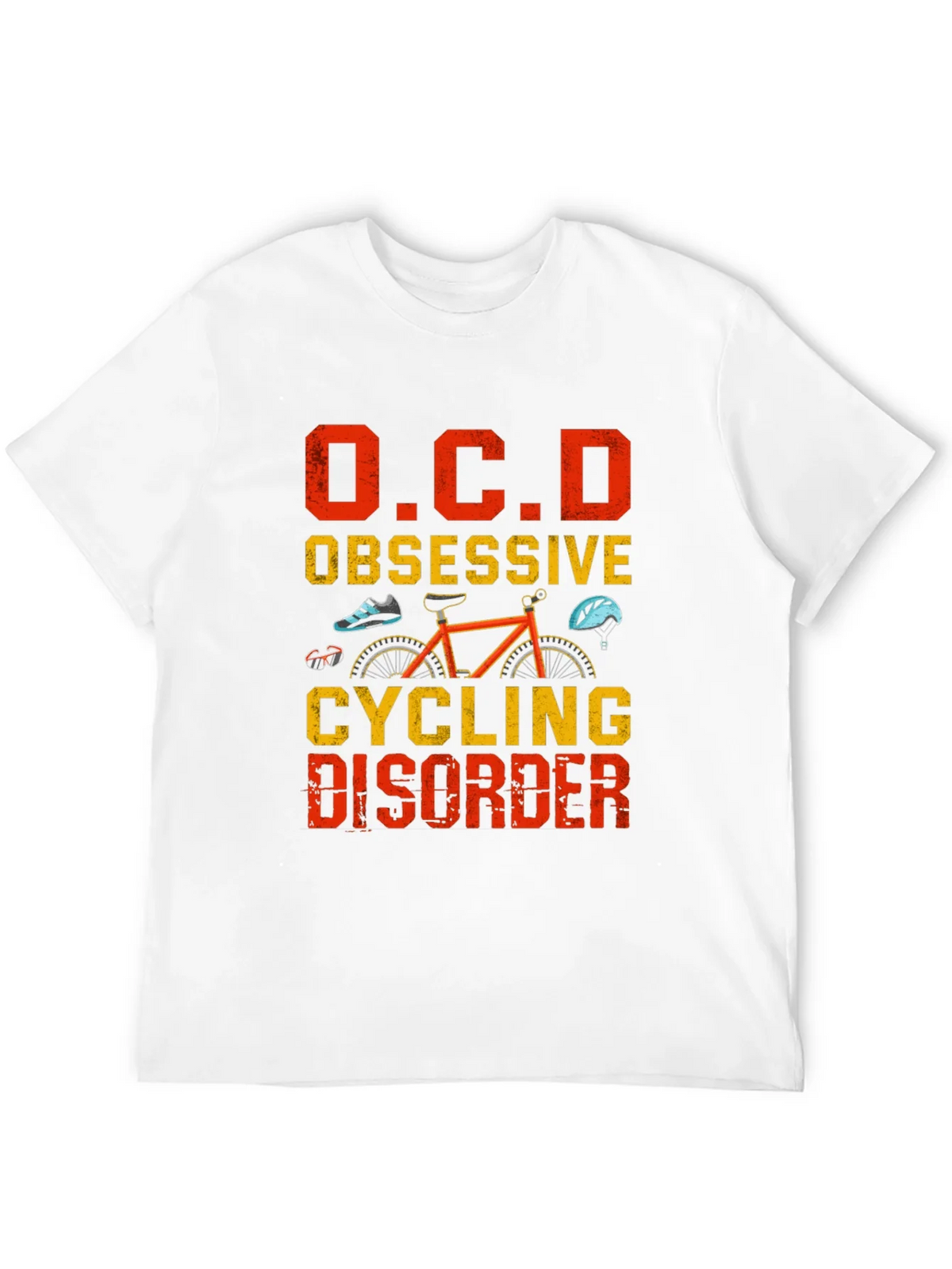 OCD Obsessive Cycling Disorder Graphic Tee product image 3