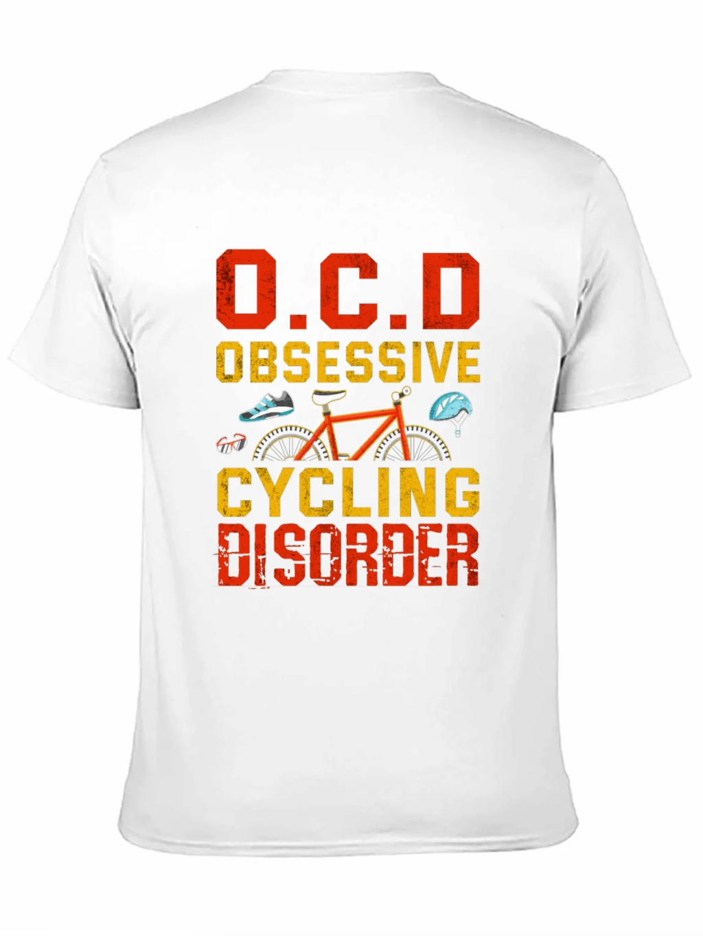 OCD Obsessive Cycling Disorder Graphic Tee product image 2