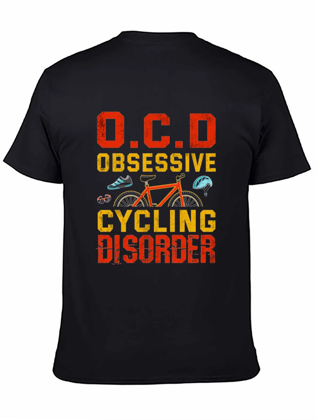 OCD Obsessive Cycling Disorder Graphic Tee product image 7
