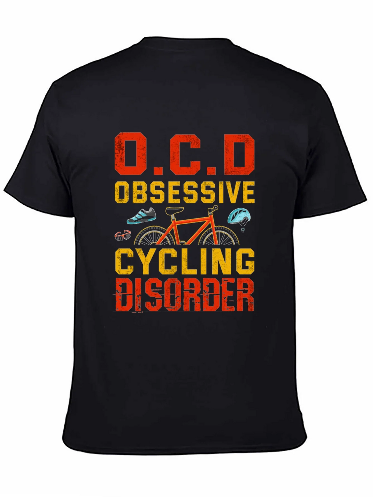 OCD Obsessive Cycling Disorder Graphic Tee product image 7