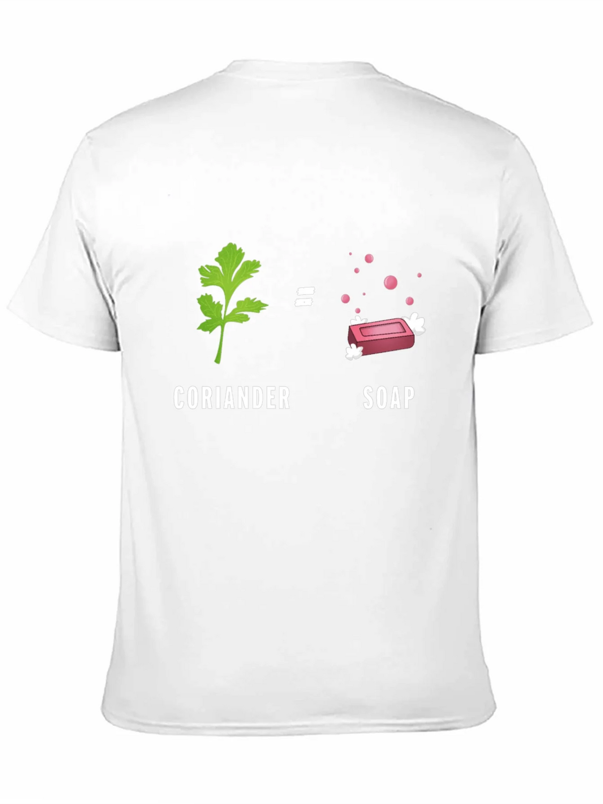 Coriander Soap Funny T-Shirt Black Cotton Tee product image 10